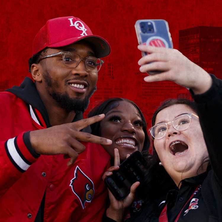 Donovan Mitchell With Fans